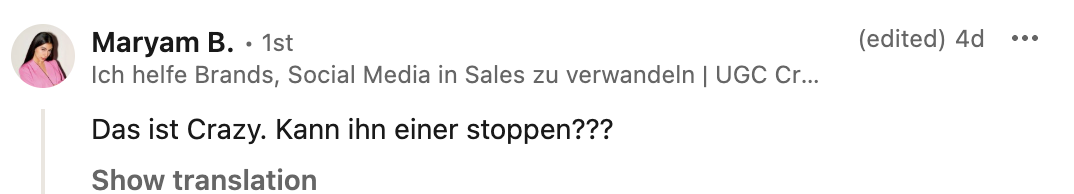 Nachricht aus der Community