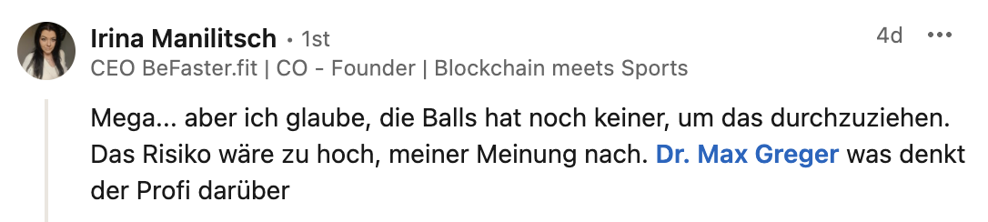 Nachricht aus der Community