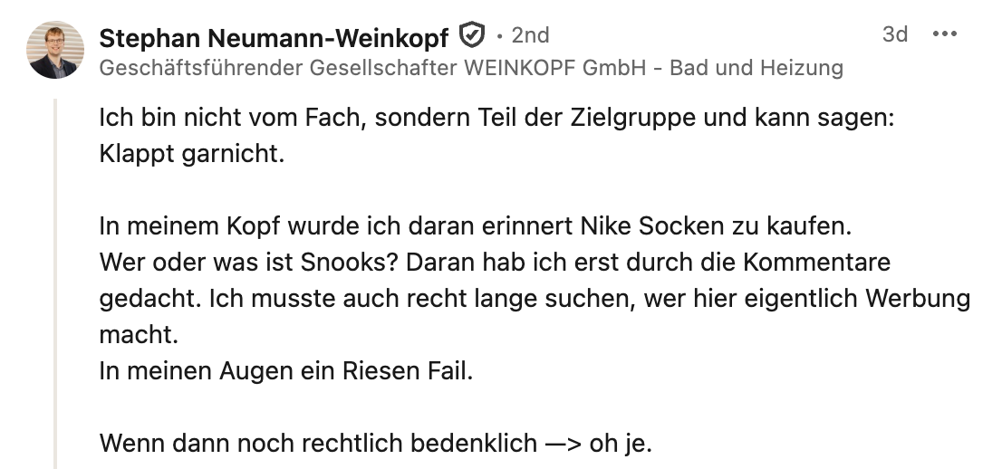 Nachricht aus der Community